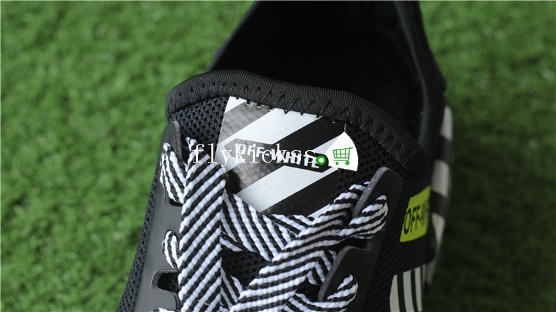 Off White x Adidas NMD R2 Boost Black BA7787